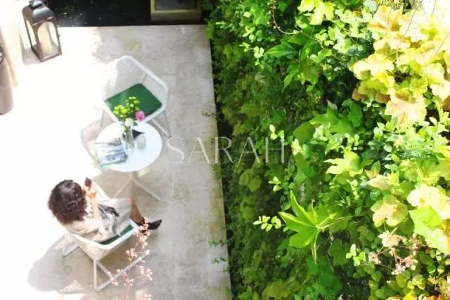 【花园荟】设计师用这面墙作了一幅画，将人从井中带上了云端~-14