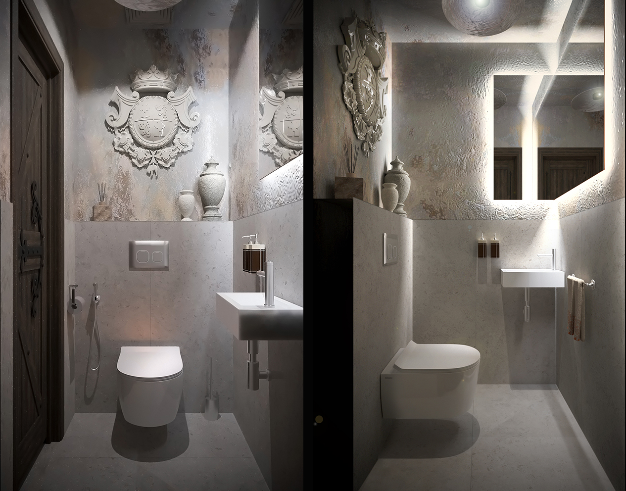 地中海风格地下室桑拿房设计-9