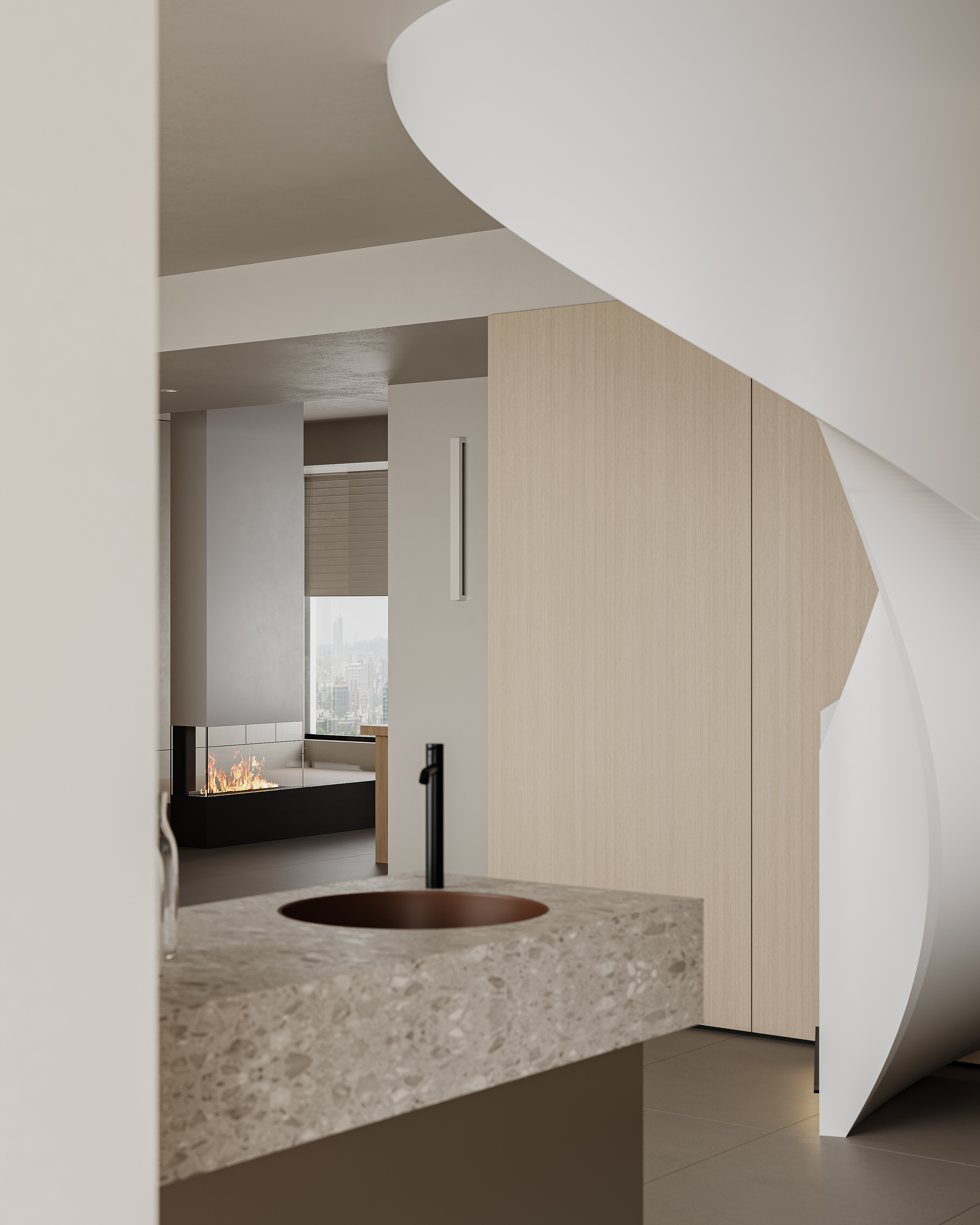 近期渲染 现代极简  合作看主页加W-8