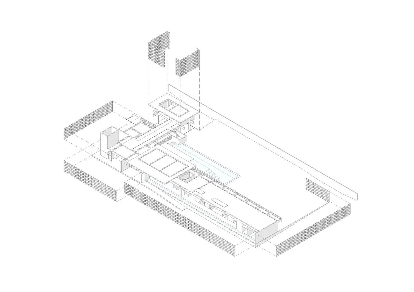 “牛奶蜂巢”屋｜White Bricks 住宅丨巴西巴西利亚丨BLOCO Arquitetos-58