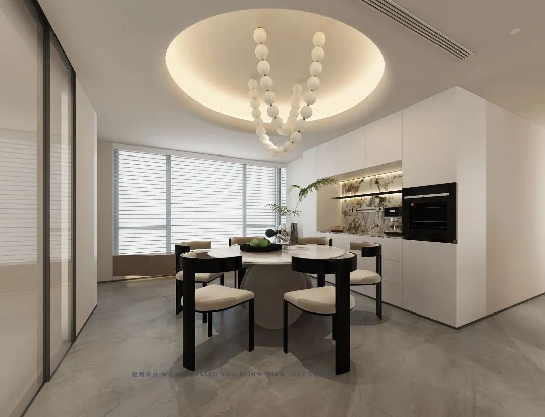 奶油色调的温馨家居设计丨TODD 杜特设计-11