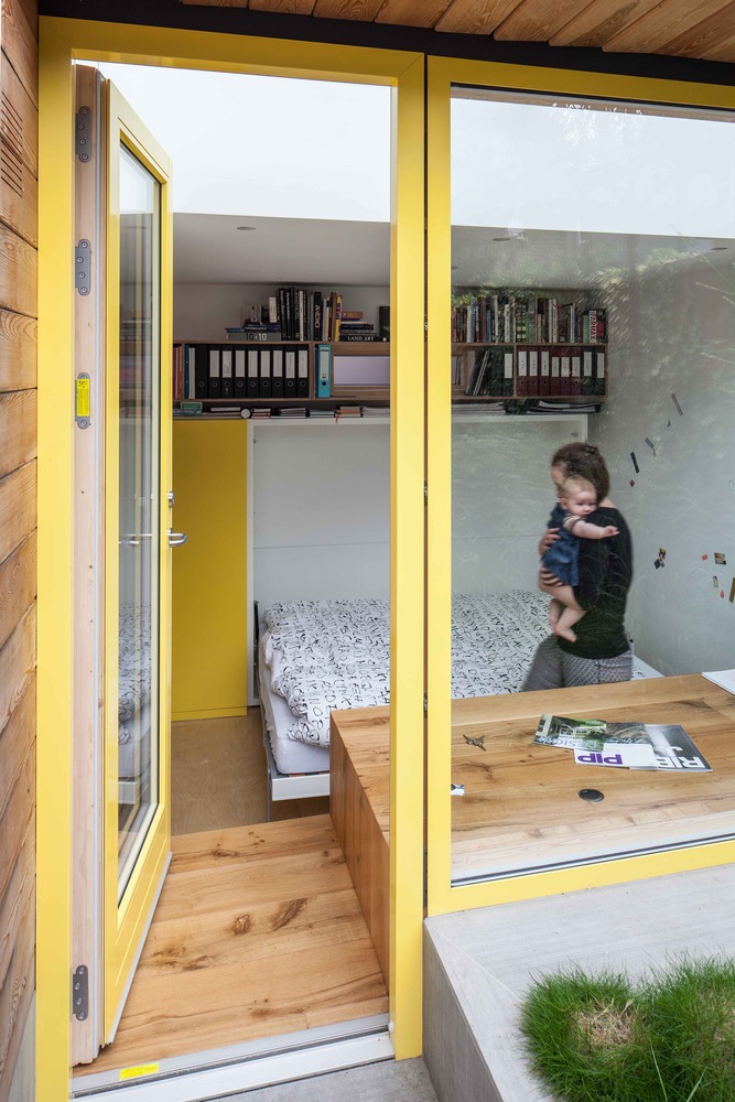 伦敦 80 平米住宅变身记——灵活空间与花园景观的完美融合-25