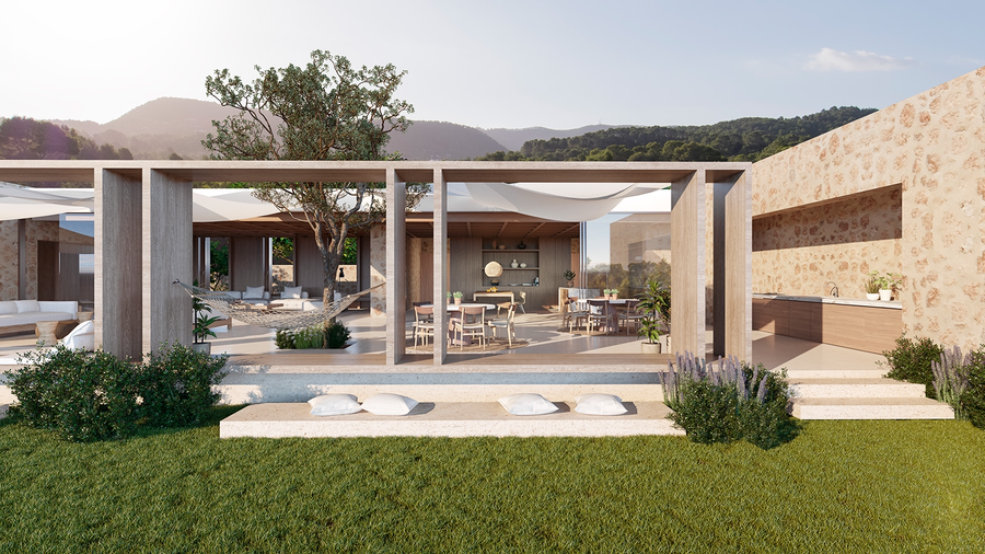 18 位建筑大师的伊维萨岛私人别墅设计,自然融入奢华-136