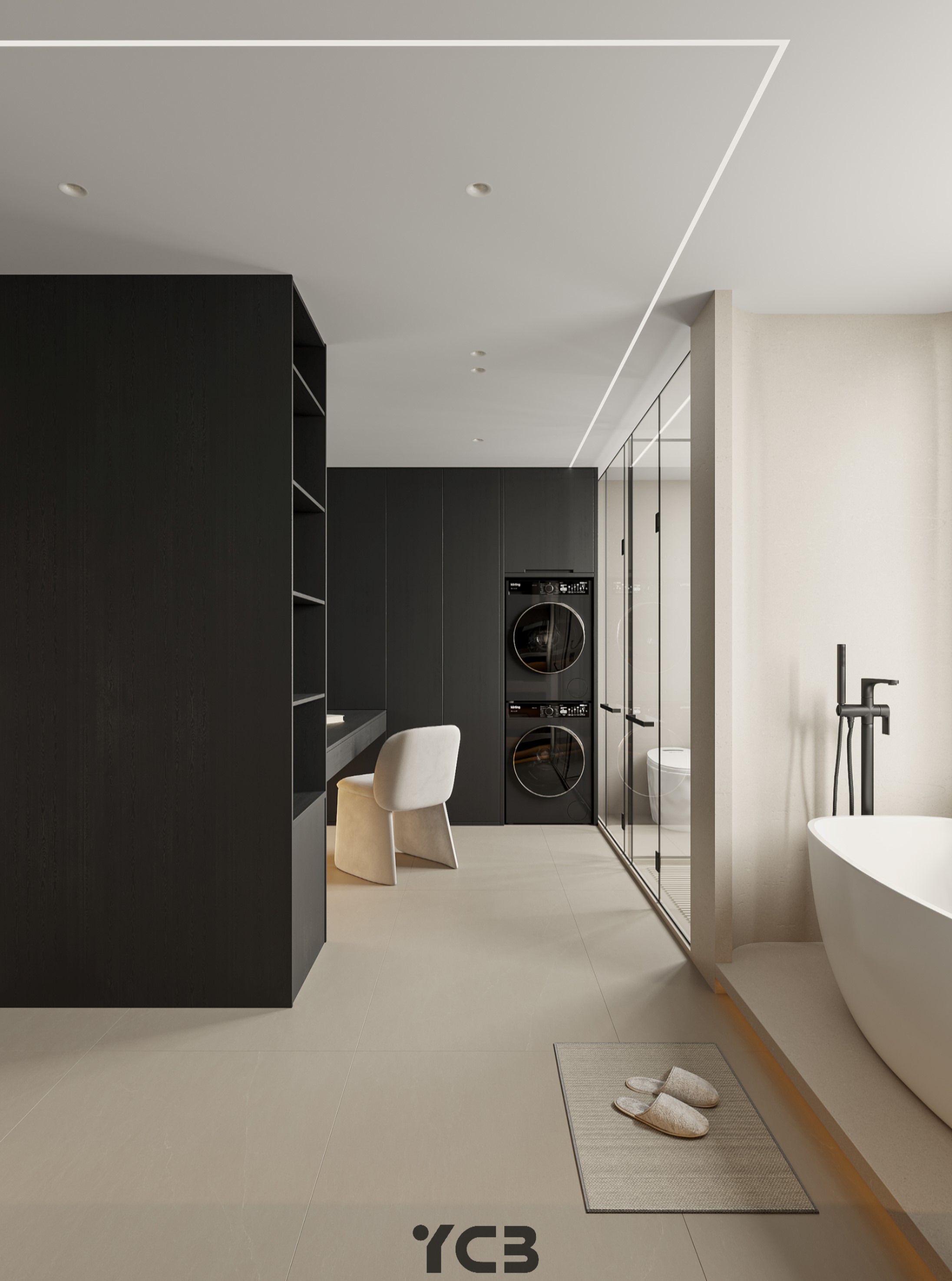 高级极简别墅丨尚层国际设计邱志标-16