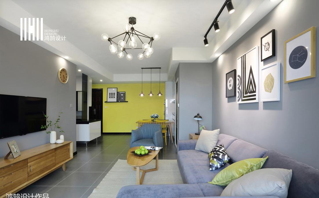 梦幻北欧风 Sunshin | 紫灰优雅,黄色明亮-23