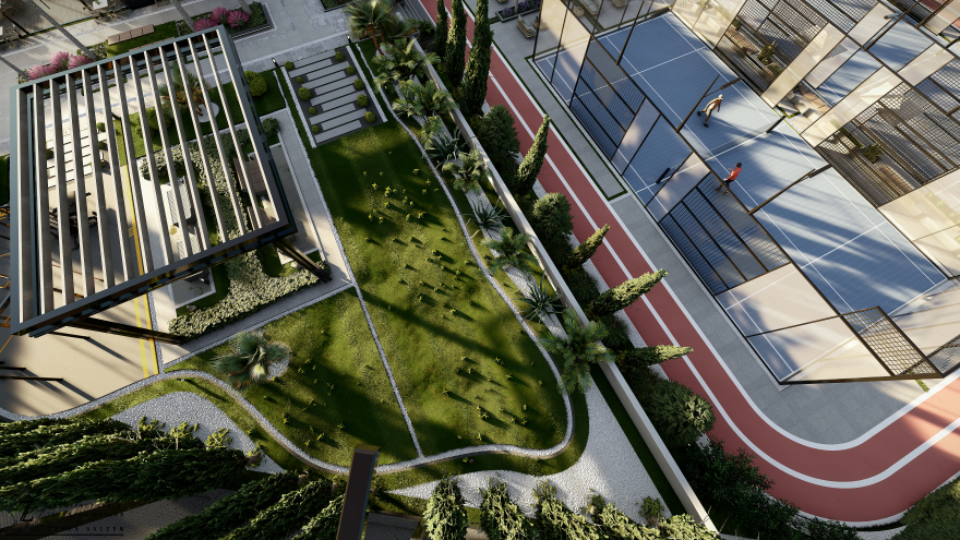 Padel 俱乐部设计丨约旦安曼-6