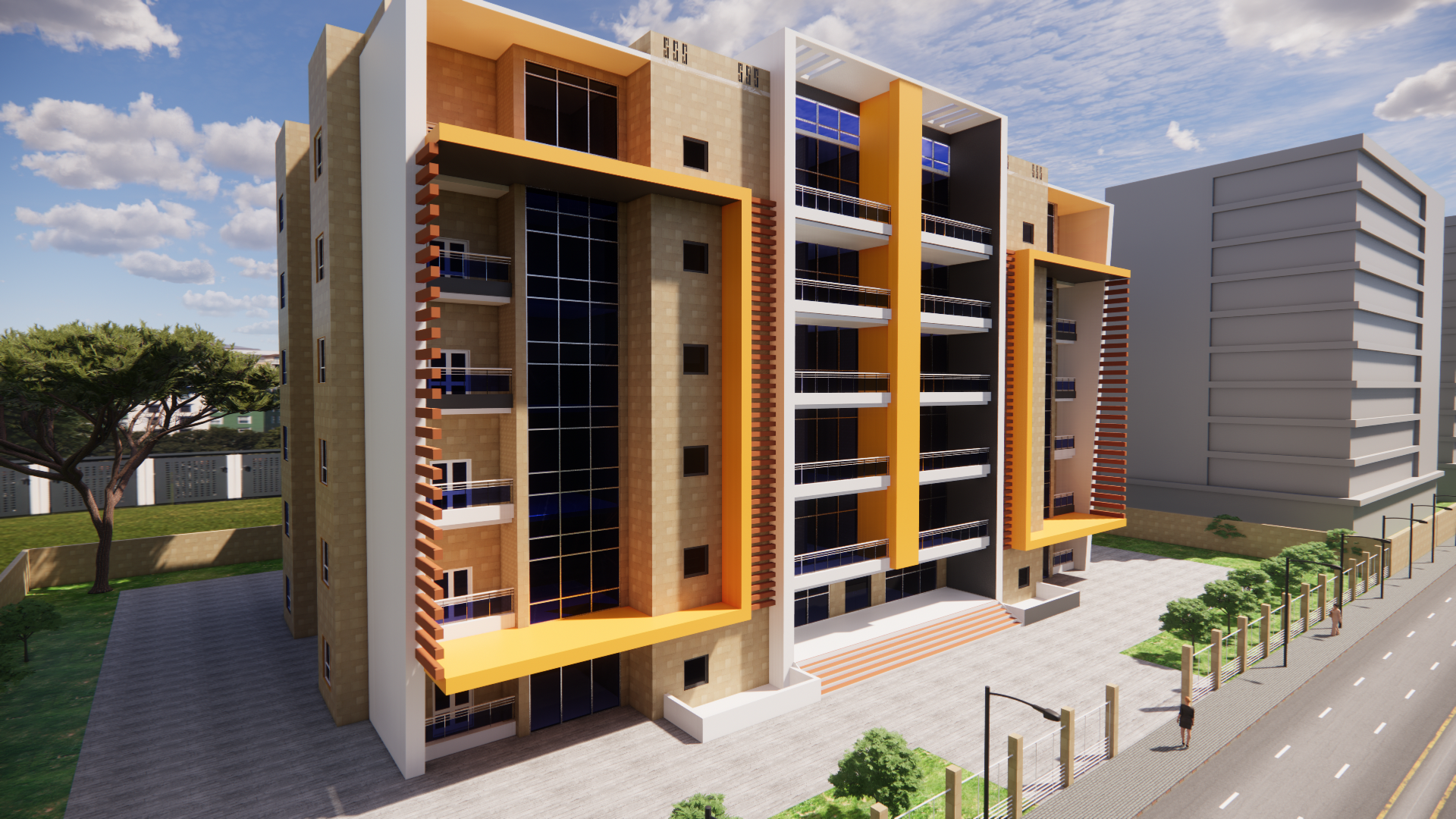 Residential building consisting of 6 floors-5