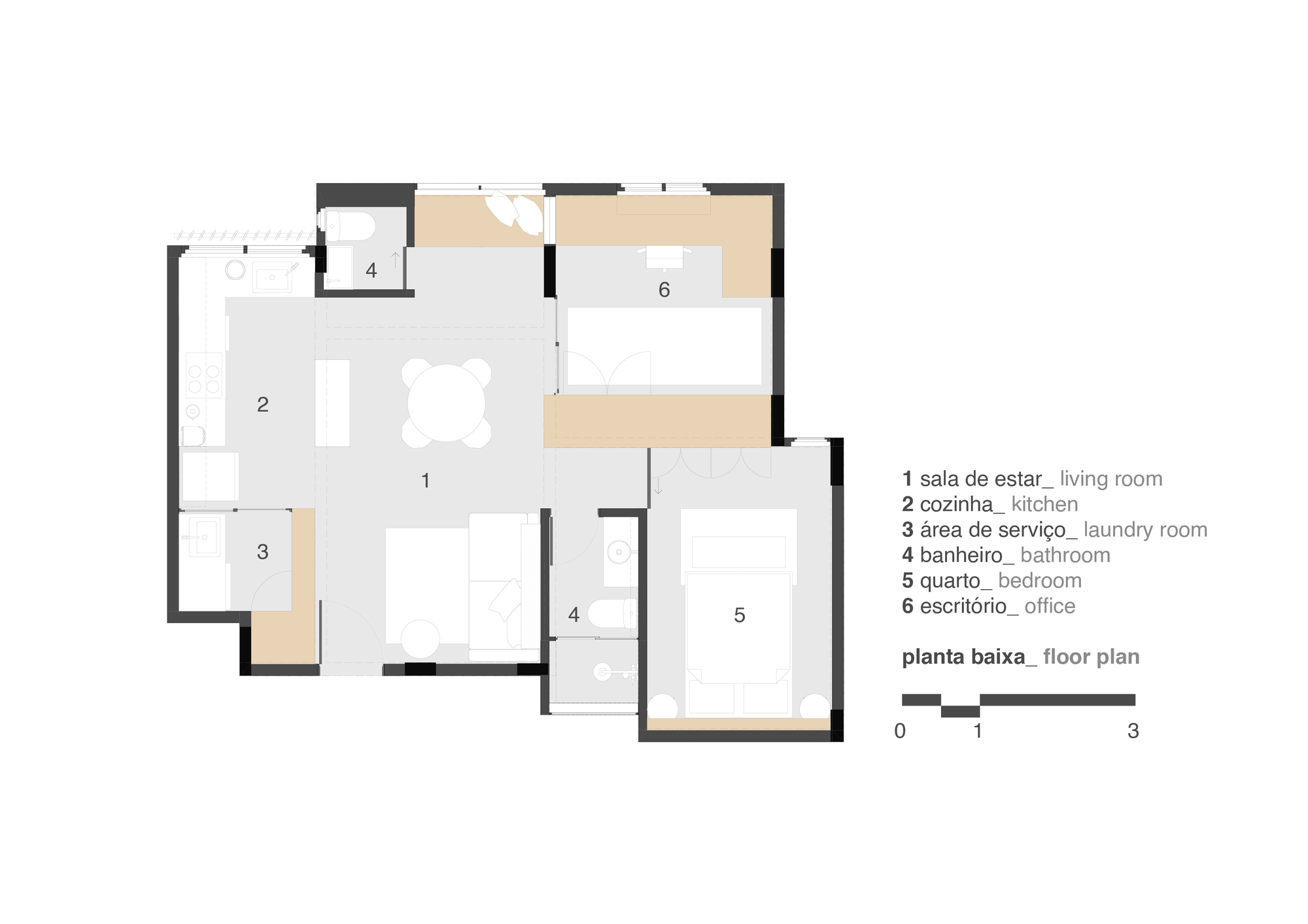 卡科公寓丨巴西巴西利亚丨Coarquitetos-15