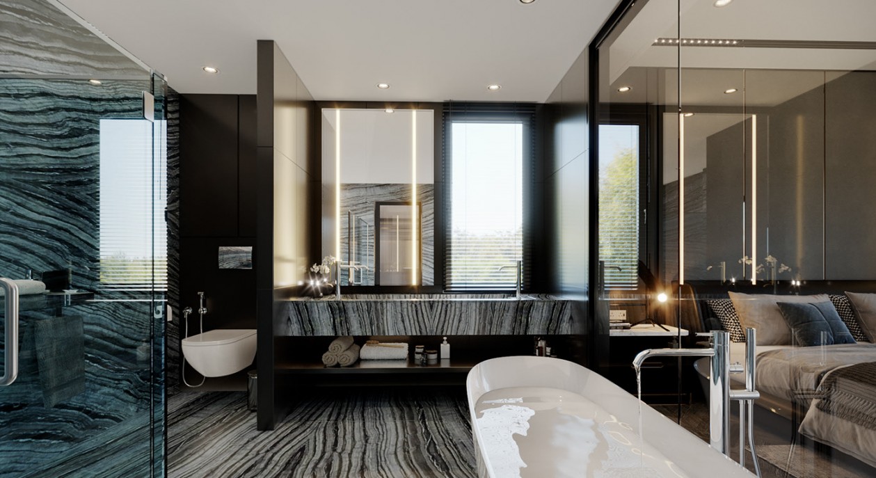 鲜明的线条与中性元素 创造出精致的室内空间-14