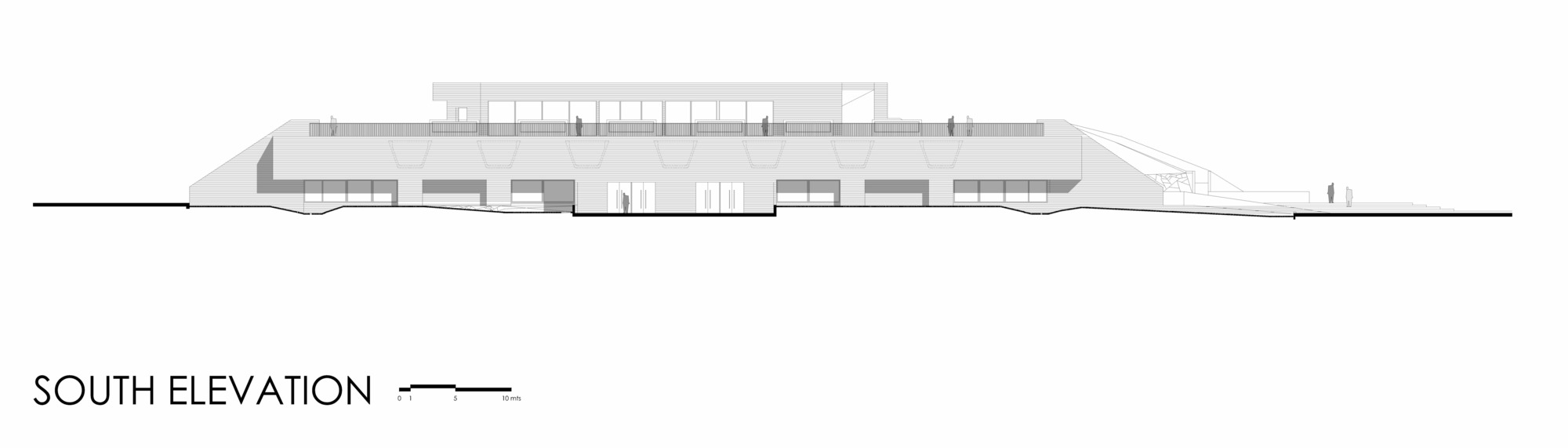 智利森林中的圣乔治学院体育馆-58