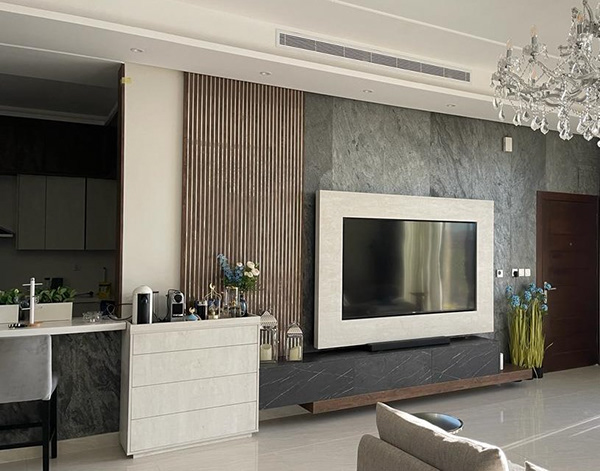 带有开放式厨房的议会厅-15