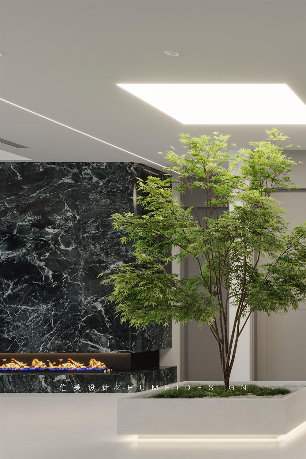 光与影 · 现代极简主义的精致住宅设计丨中国长沙丨住美设计-0