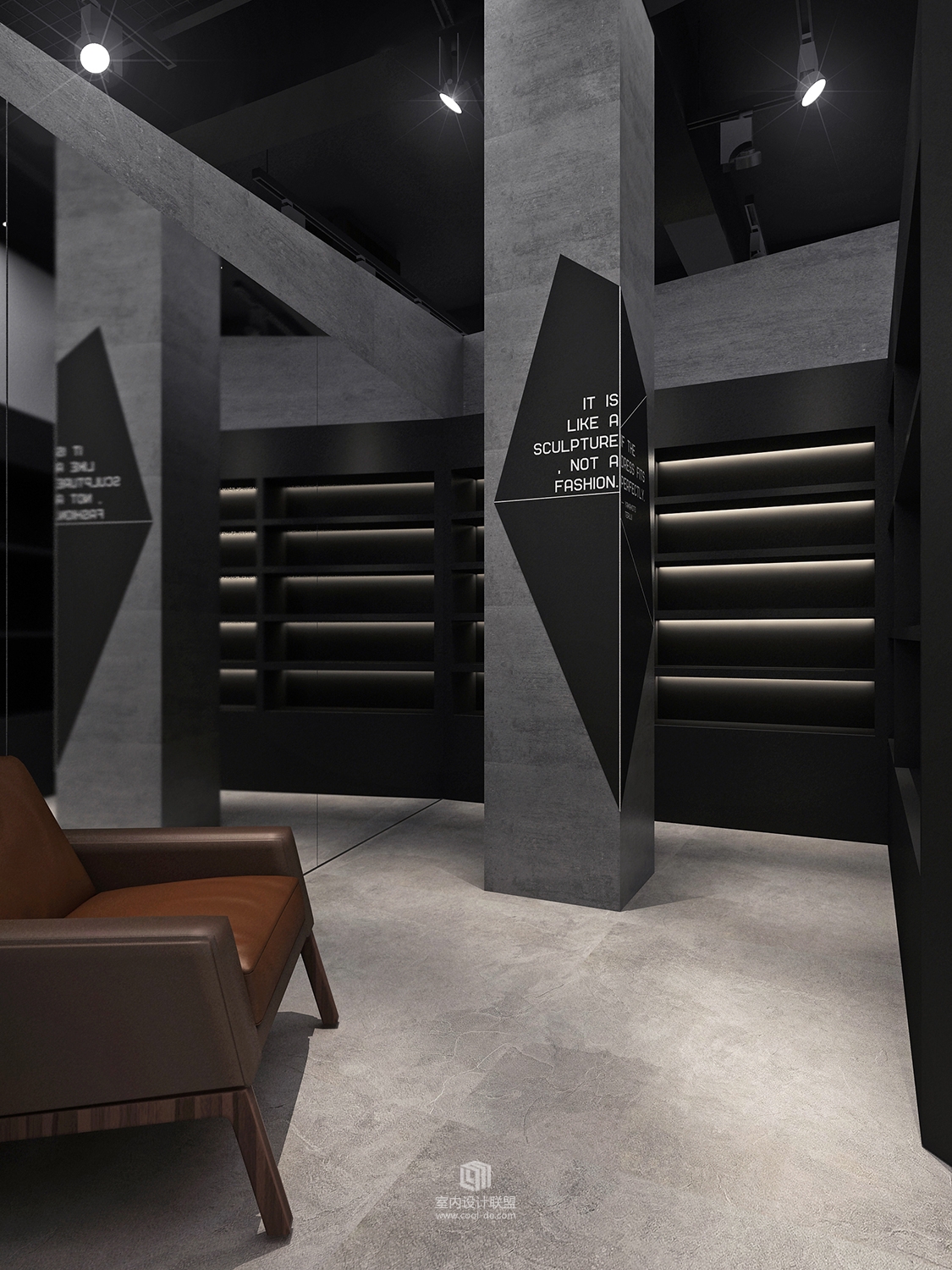 【原创】杜贝设计作品--CHENDINGDING STUDIO 办公空间/ 一场“性冷淡"游戏-12