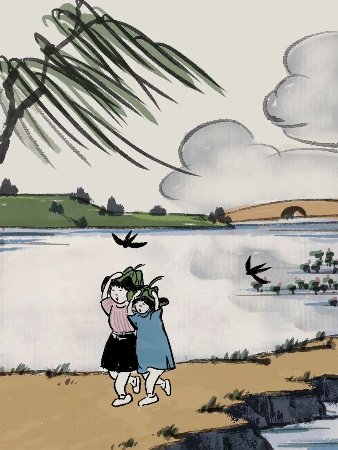 丰子恺艺术中心 | 以“荷”为意象,讲述纯真、高洁、飘逸的故事-23