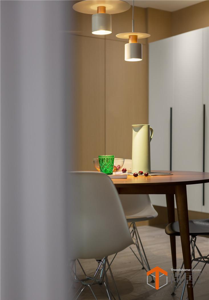 南京尚居装饰设计丨平层丨紫金华府现代风格，极简清爽解油腻！-8