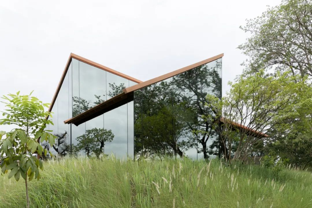 泰国乡村新咖啡馆 | 玻璃与木瓦的生态融合-14