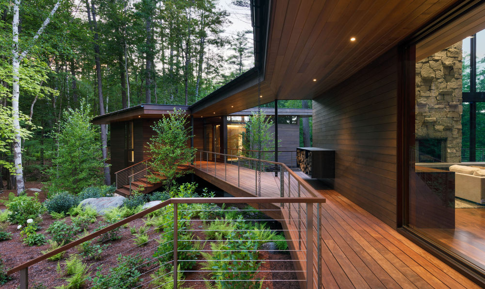 美国俯瞰湖边住宅（2018）Murdough Design Architects-19