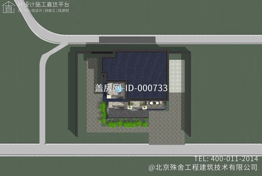 【设计师案例】土建参考造价45万，面宽13.7m×进深10m河南平顶山二层新中式别墅-13