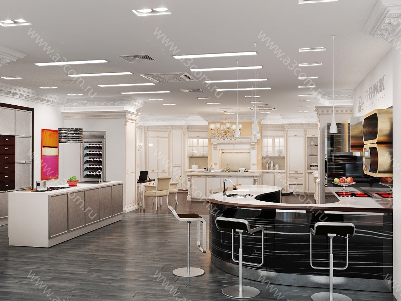 Выставочный зал ASTER（ASTER展厅）丨Атриком（未明确该词具体含义,推测为设计方）-2