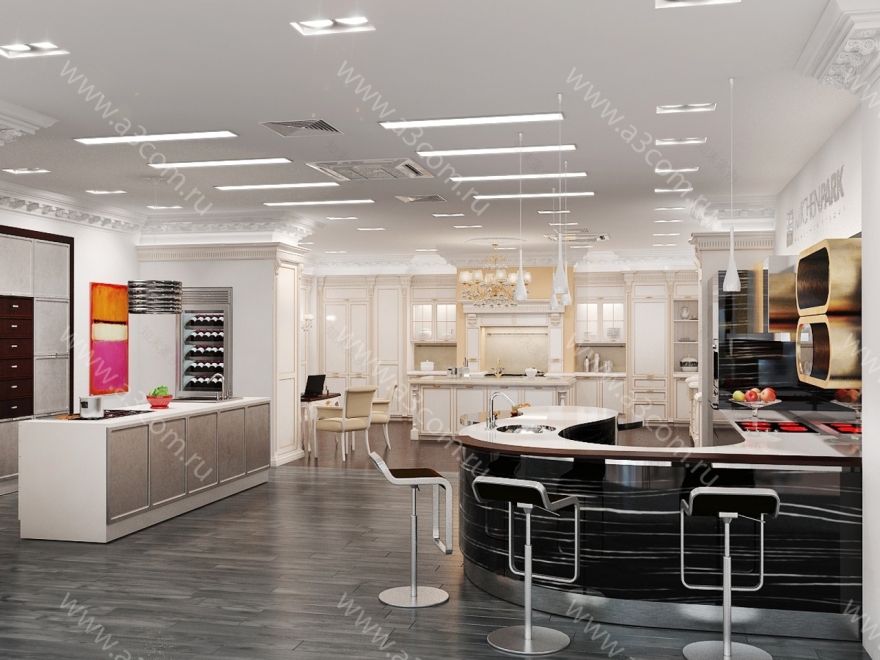 Выставочный зал ASTER(ASTER展厅)丨Атриком(未明确该词具体含义,推测为设计方)-2