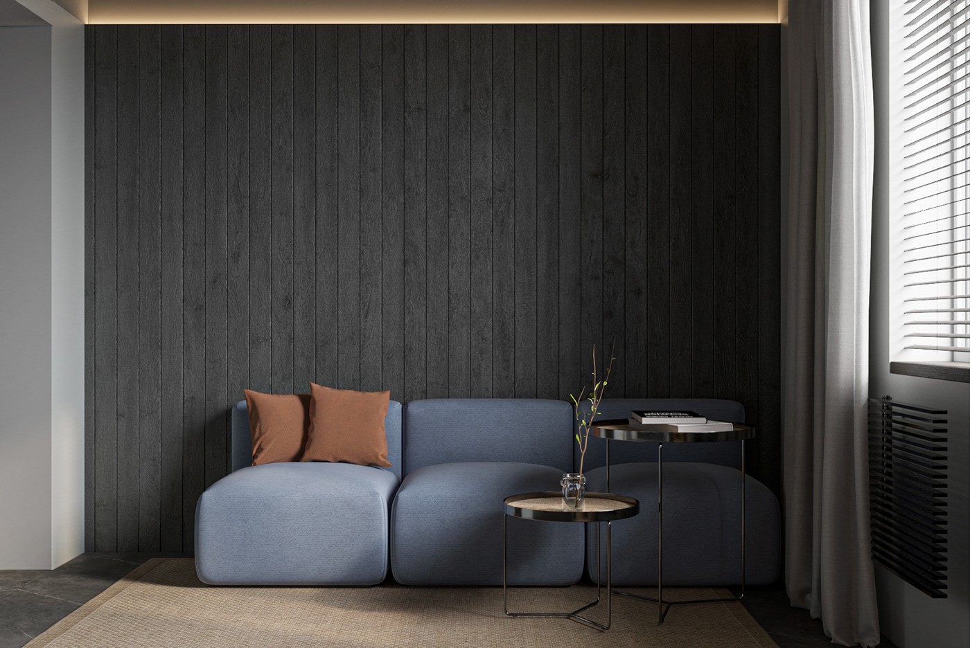 深色系小空间公寓设计-18