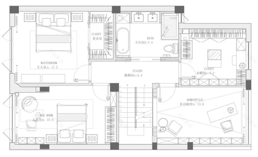 港式轻奢,雅致于里,叠墅之尚-89