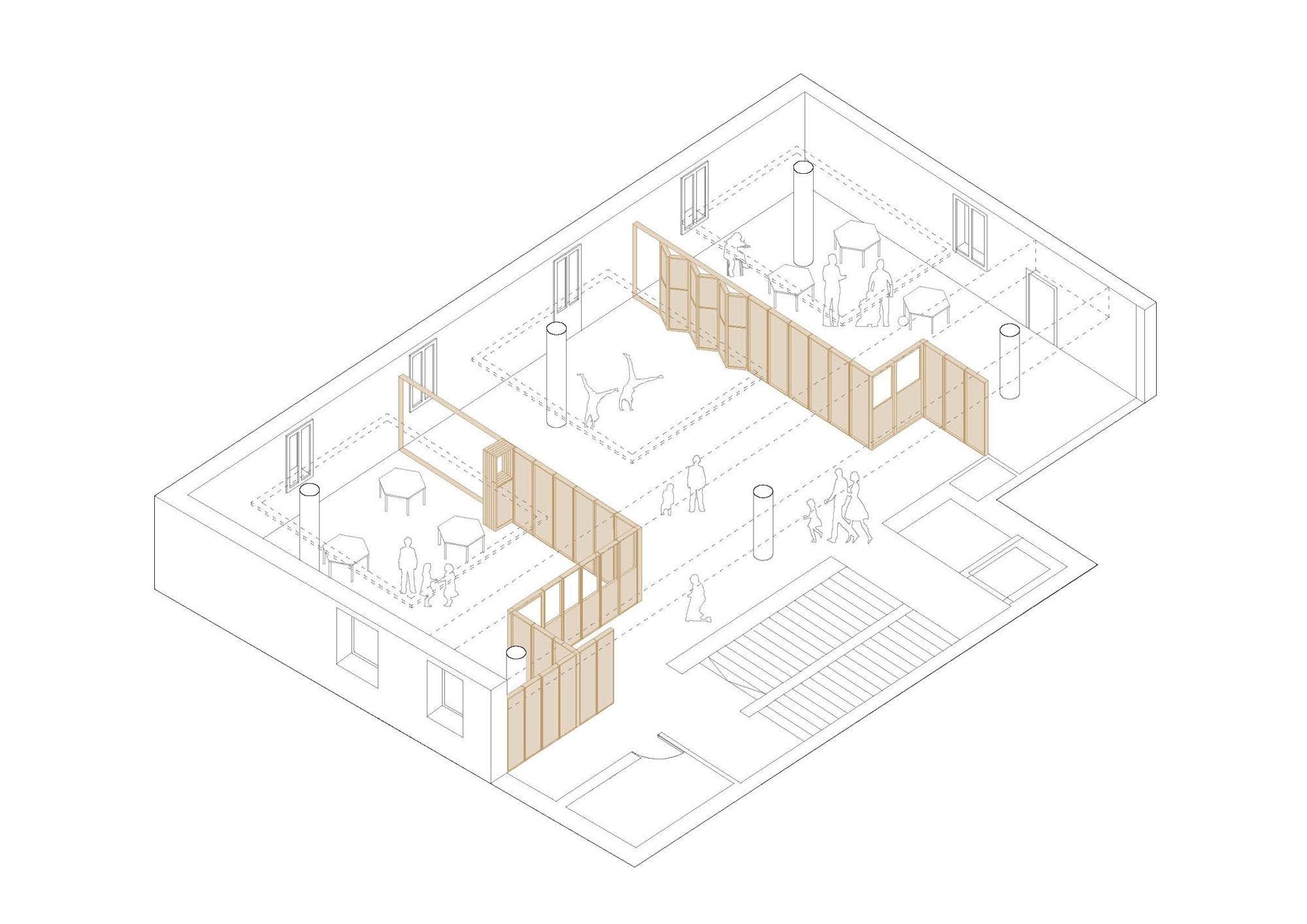 Can Rosés Temporary School / Vora-17