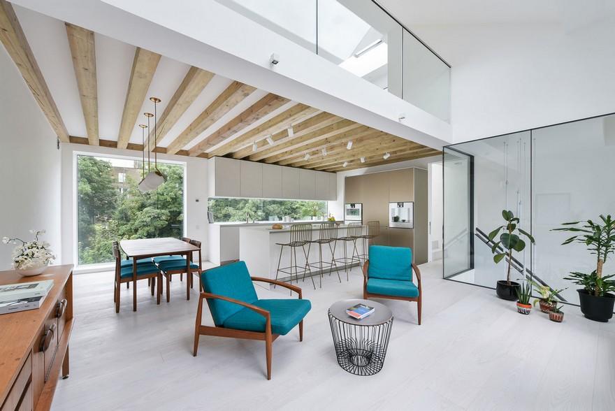 伦敦西部中阶地物业的颠覆性翻新-9