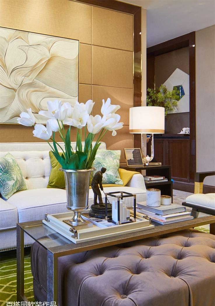 百搭园装饰丨样板间丨惠阳恒大棕榈岛G- A户样板房：静谧舒适-7