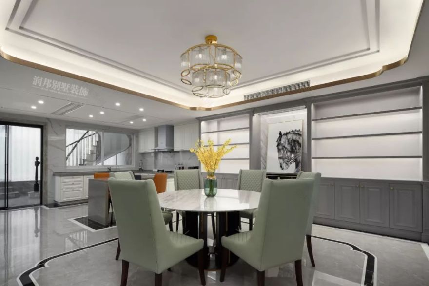 薛杨团队打造无锡 480㎡轻奢别墅,诠释现代生活美学-57