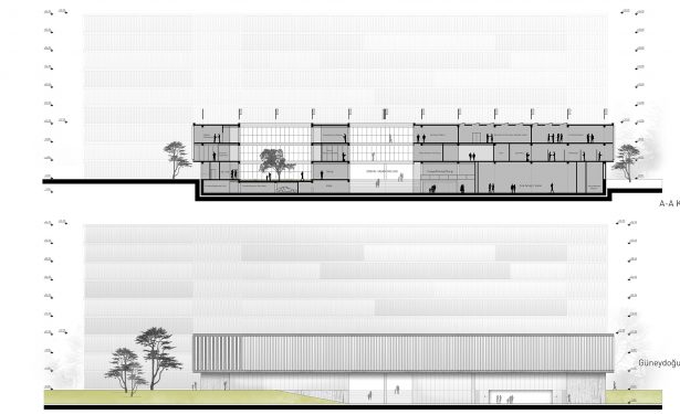 1. Ödül, Tekirdağ Büyükşehir Belediyesi Hizmet Binası ve Çevresi Mimari Proje Yarışması - Arkitera-10