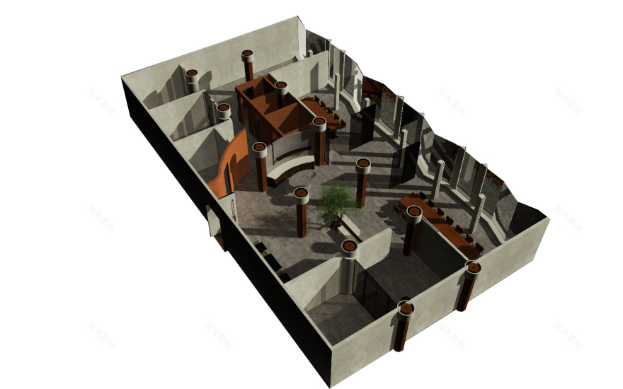 柔和曲线和原始纹理结合低调时尚的办公室设计 - 戈者设计 | 戈者设计-27