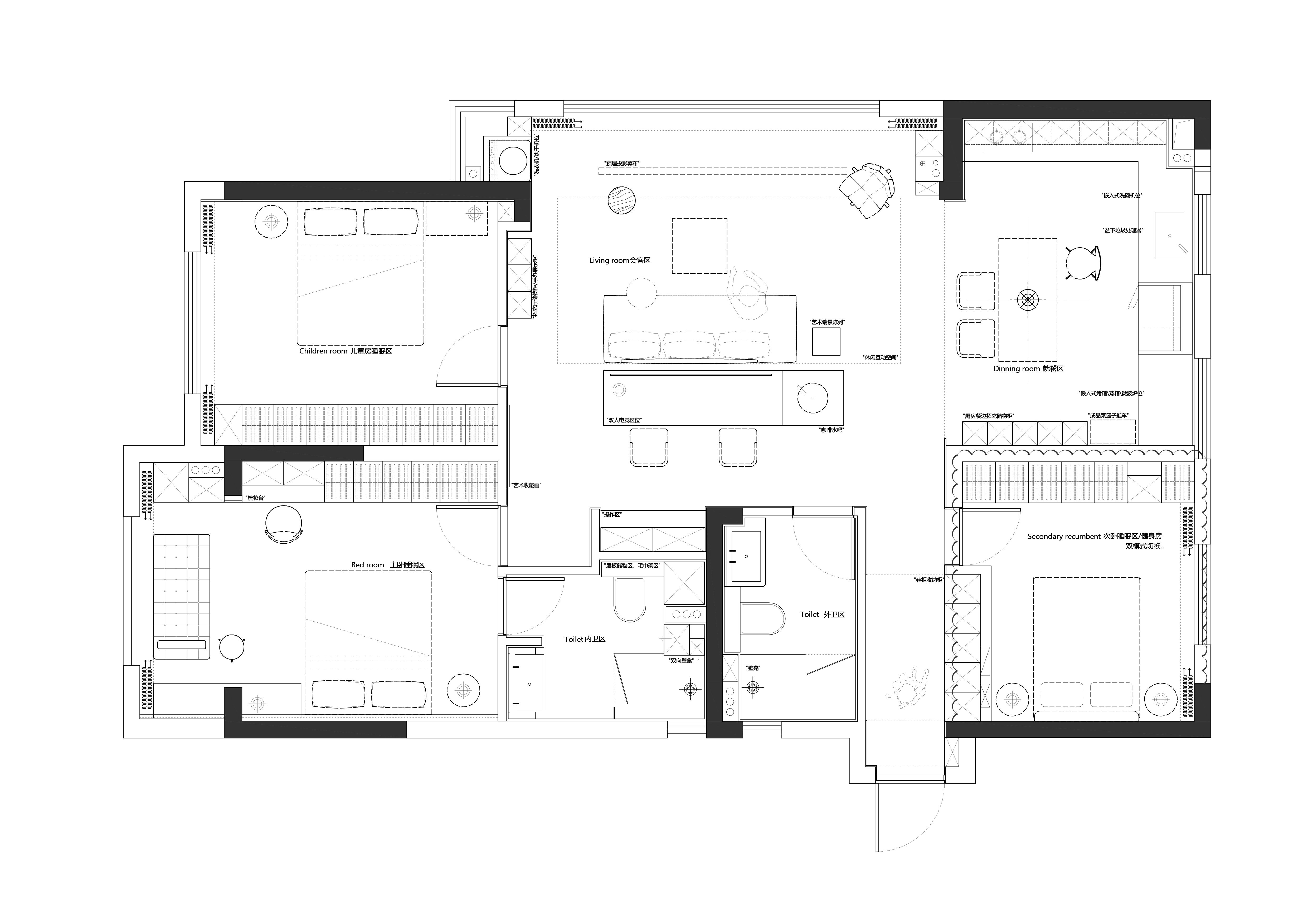 居住空间全案设计丨中国杭州丨杭州民舍制作空间设计工作室-5