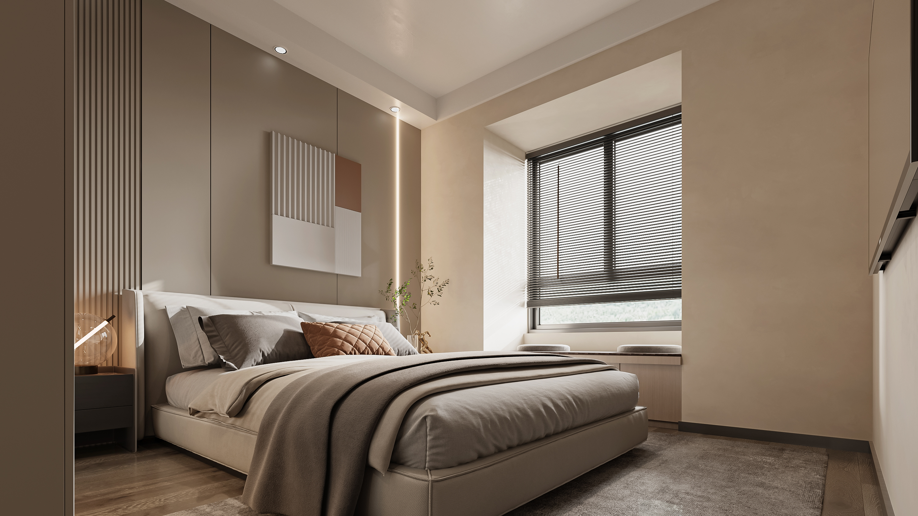 现代客餐厅效果图表现-3