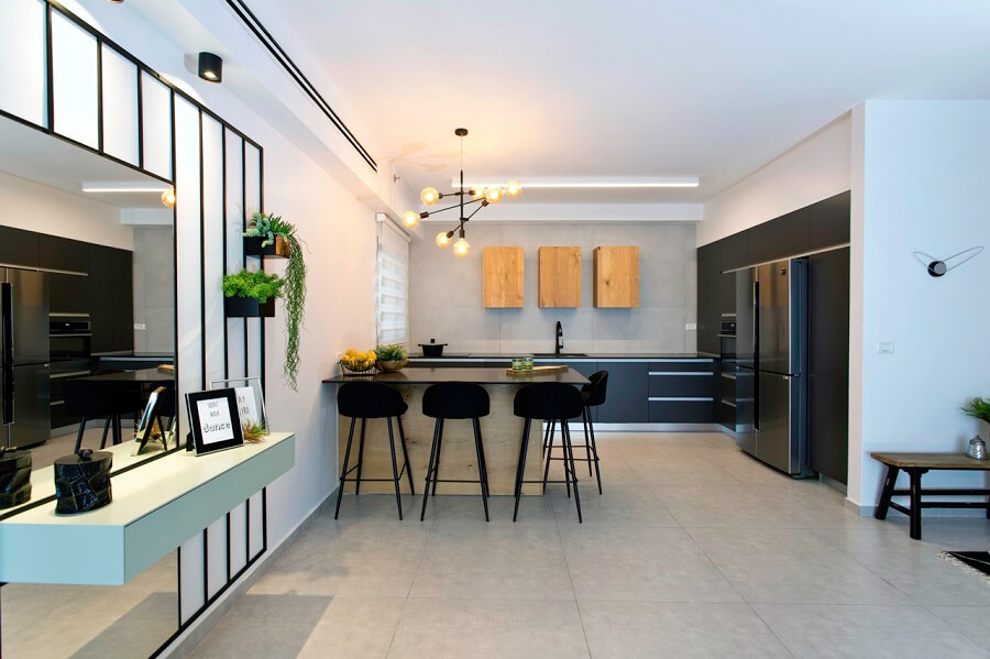 年轻夫妇首套承包商公寓室内设计丨设计师 泰尔·梅奥  哈勒维（טל מאיו הלוי）-21