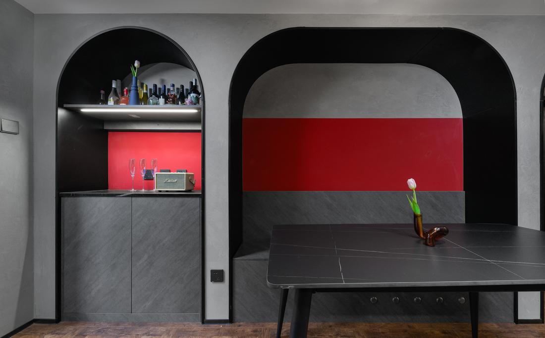 工业风极简温馨小家设计-29