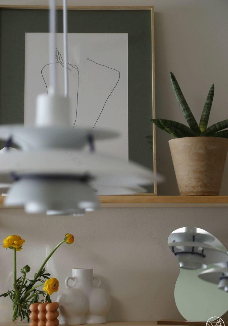 平层住宅的清爽绿意变身丨清羽设计-24