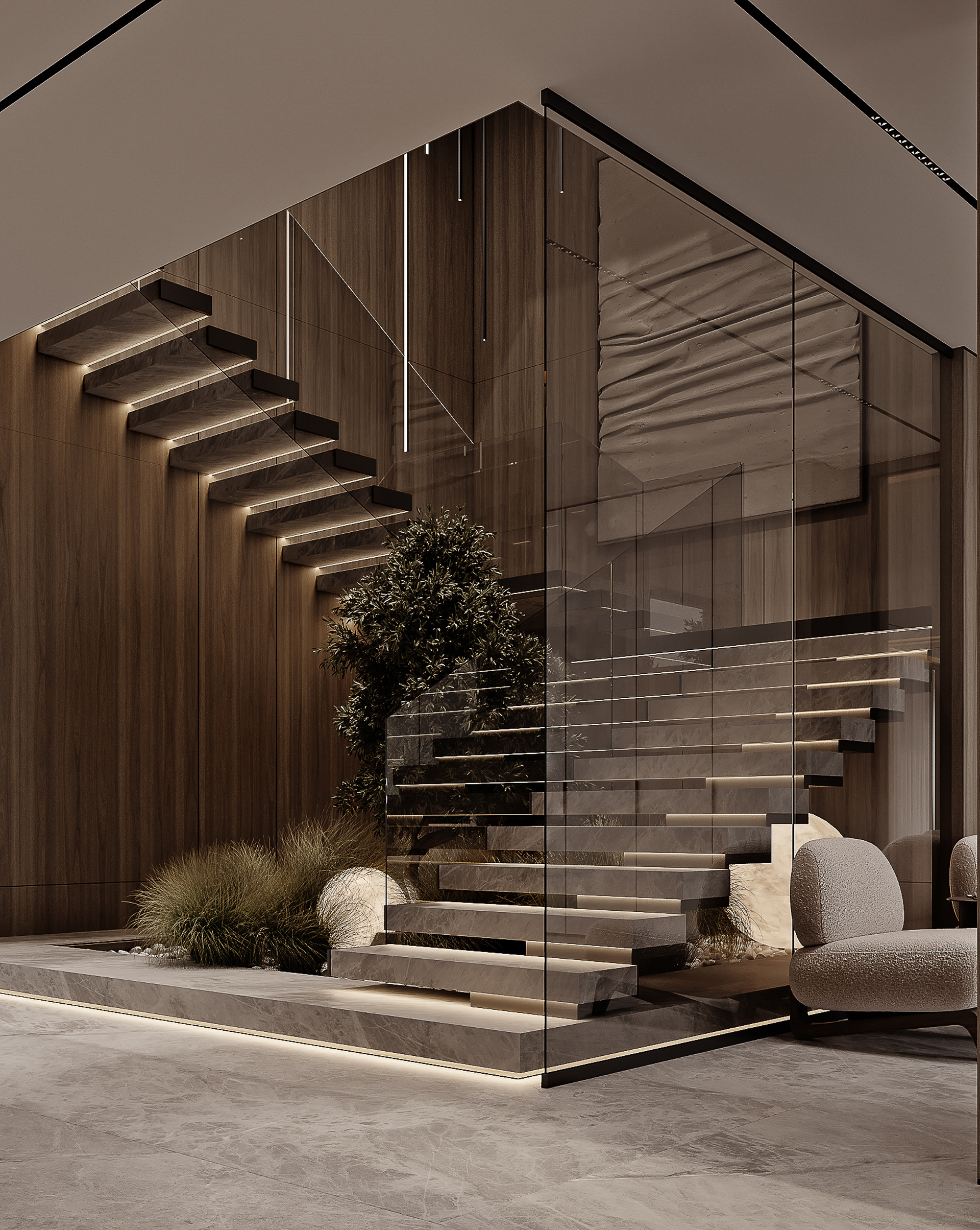 Modern minimalism family residence-24