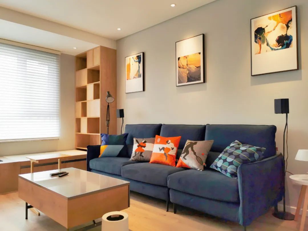 90㎡程序员家居，设备柜、地台、咖啡吧一应俱全-32