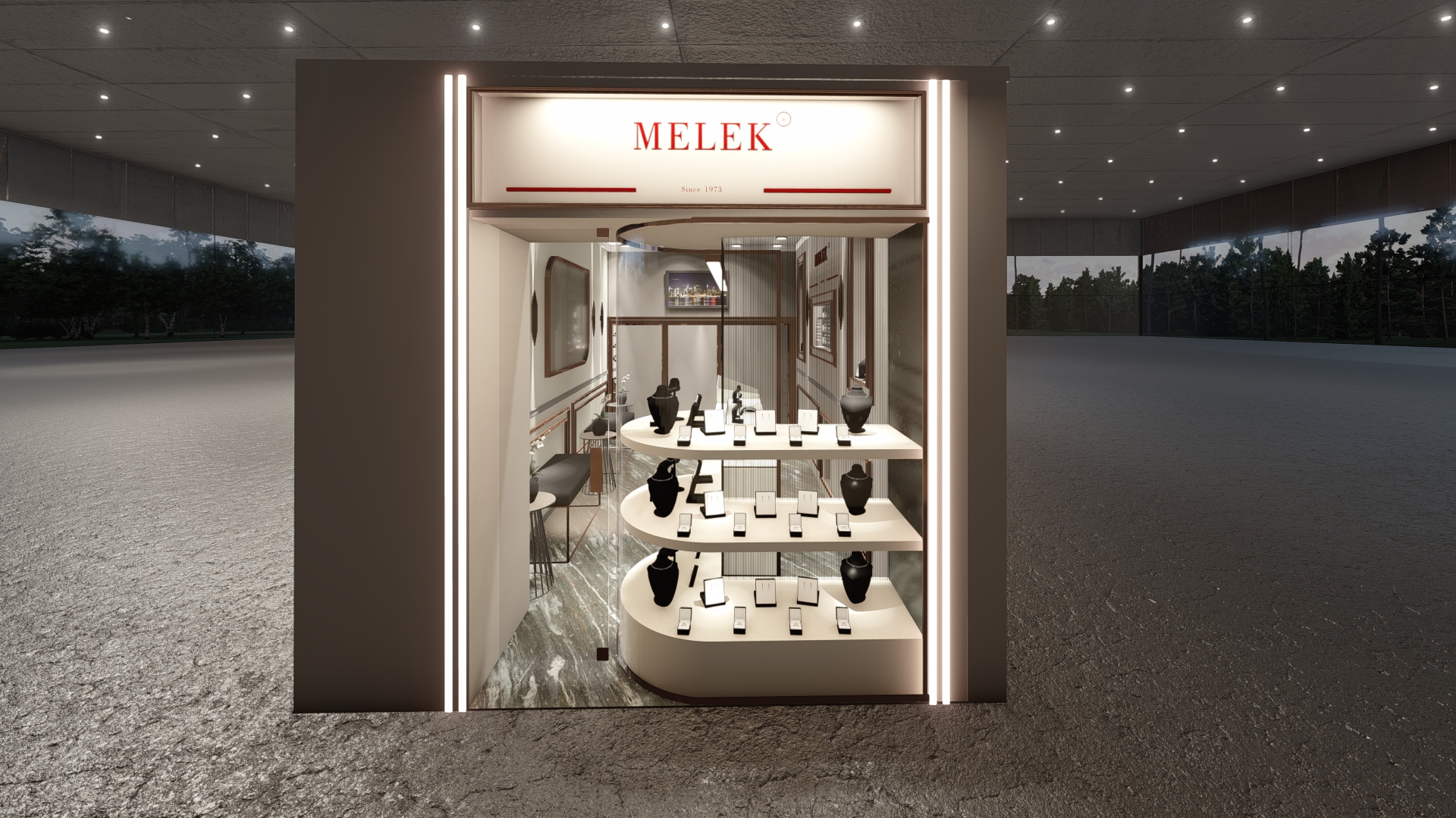 Melek Gold Jewelry Store Design-0