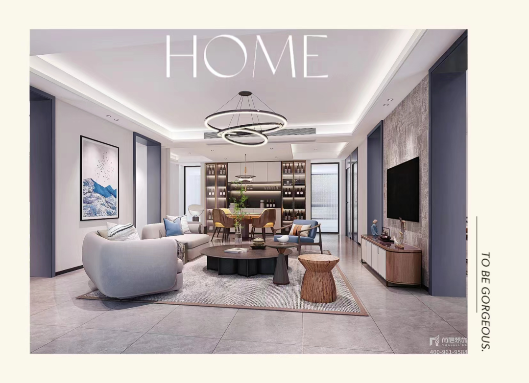 金色宝坻 480m²现代轻奢住宅设计丨中国宝坻丨上海尚层别墅装饰第一运营中心-1