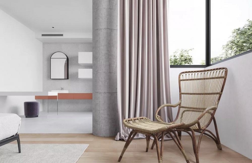 原木极简白，打造开放自由的空间-3