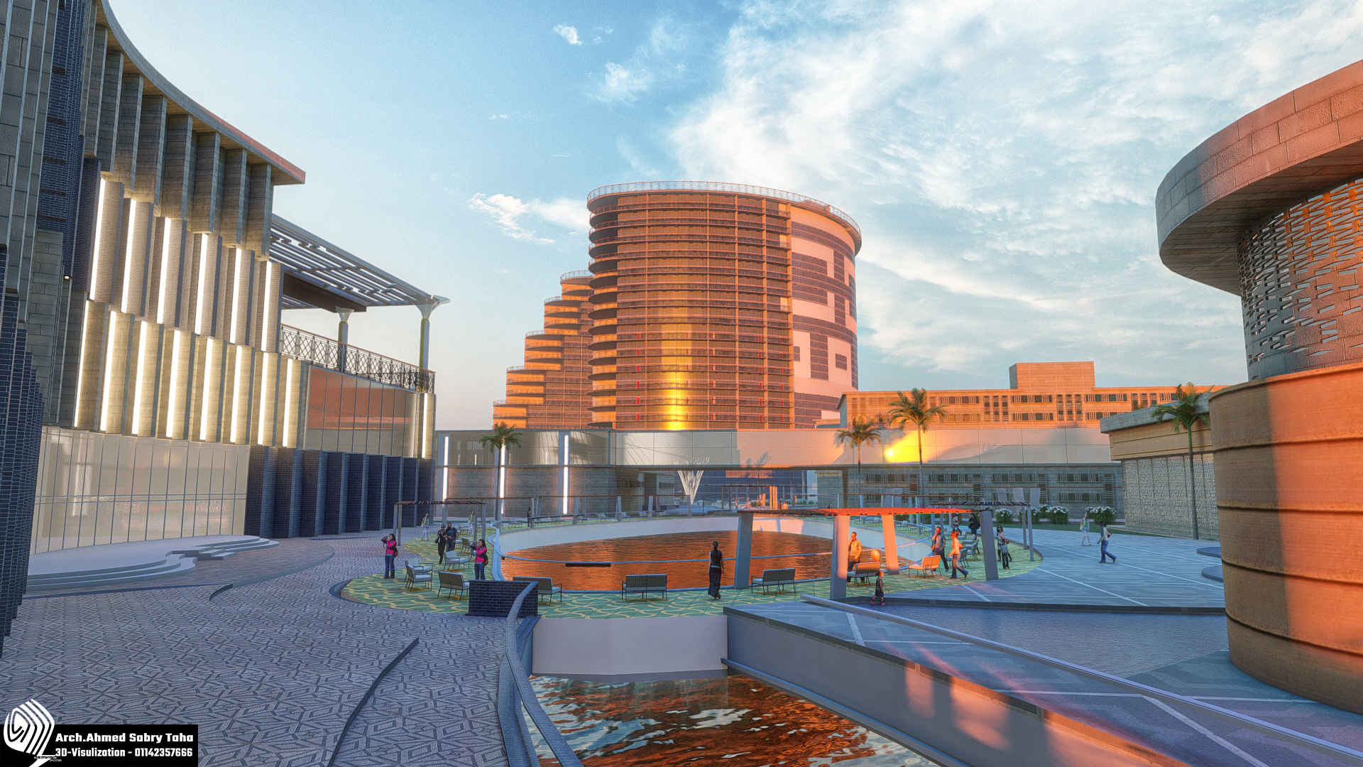 3D Visualization of Aquarium resort-0