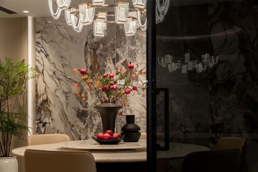 550㎡现代中式别墅丨中策装饰-23