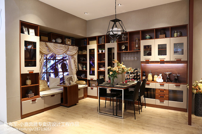 39万元商业展示362平米装修案例-13