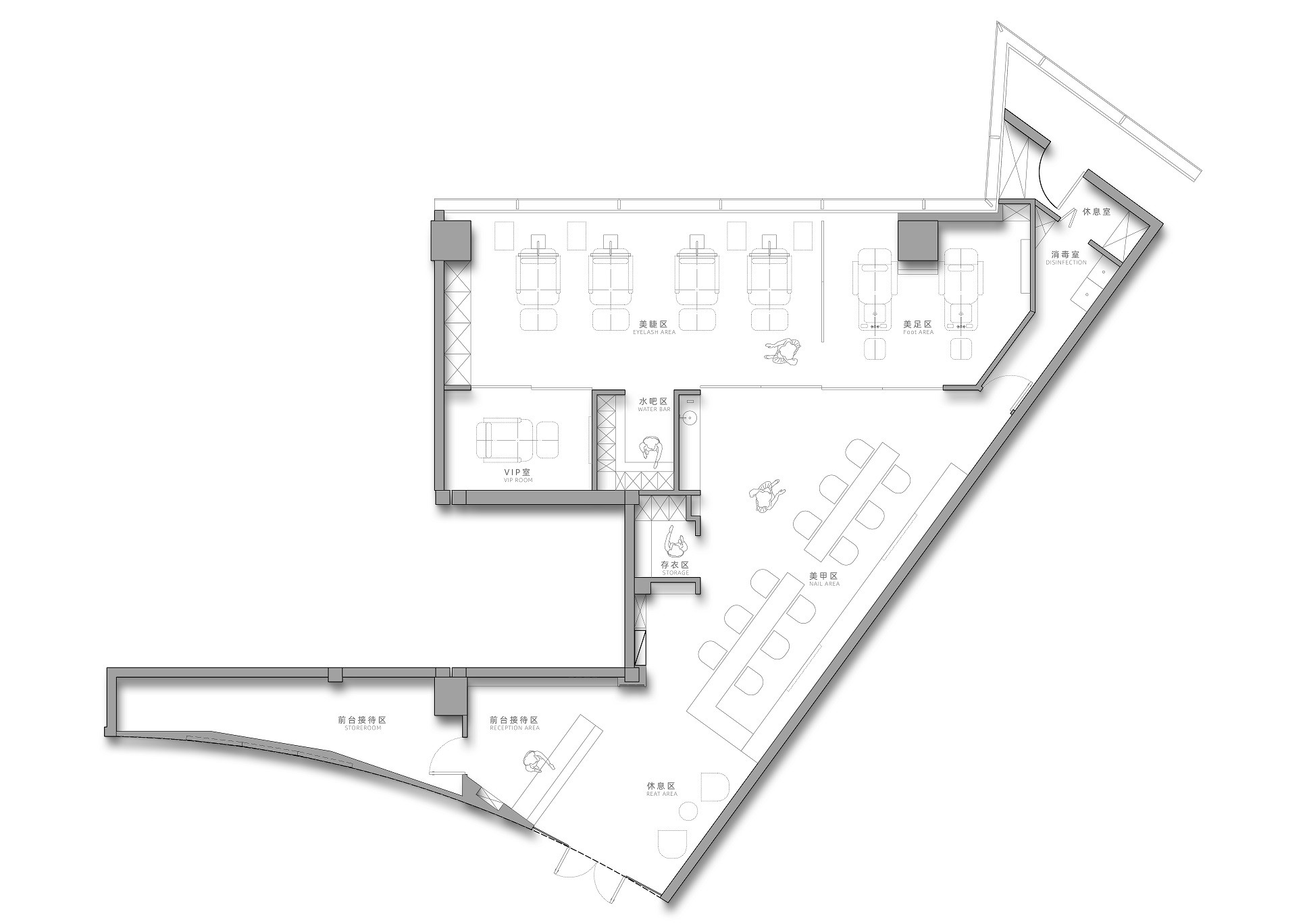 沈阳万象城 M2 Beauté 美甲店丨中国沈阳-10