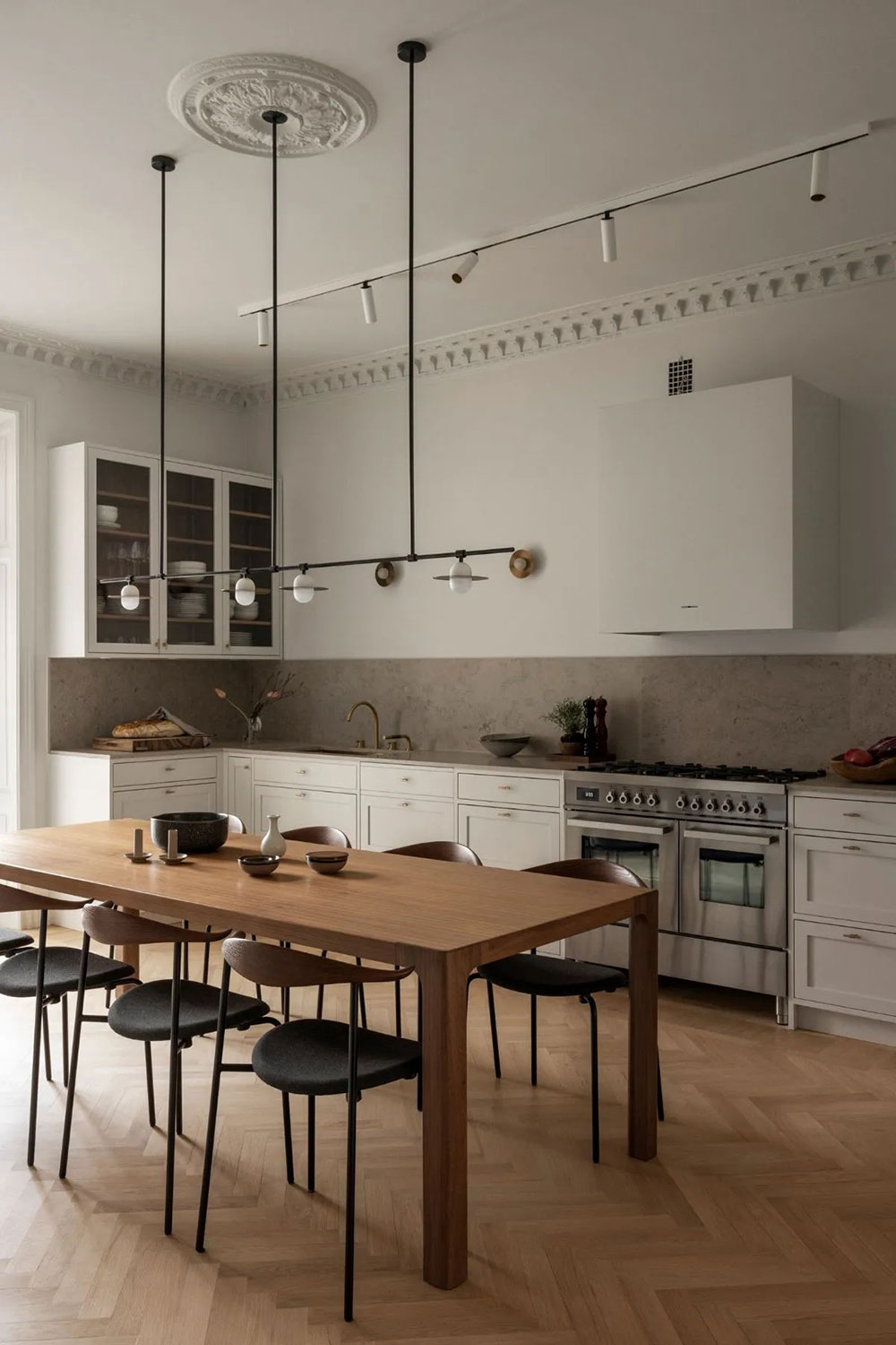 斯德哥尔摩 19 世纪房屋内精致的现代公寓-9