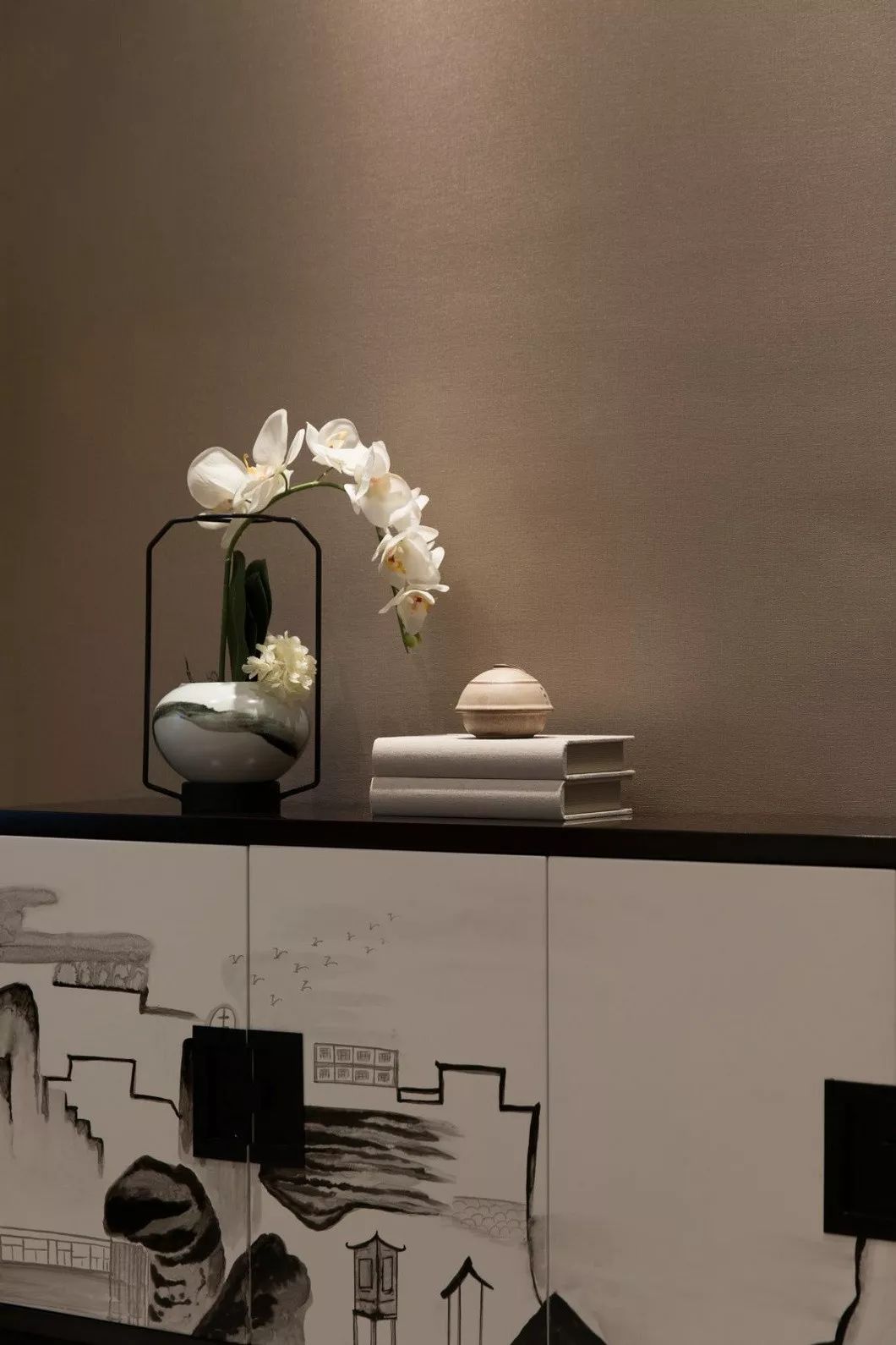 常德壹号府·新中式风格样板房设计丨中国常德丨伊派软装设计-42