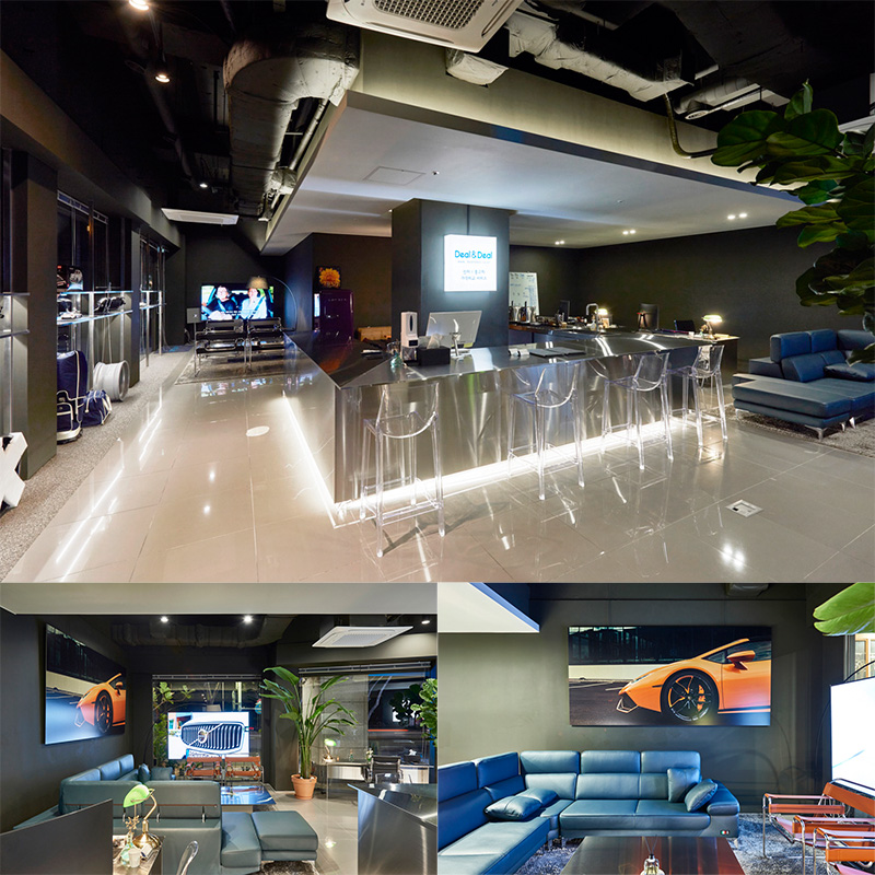 25 坪中古车销售办公室现代简约空间设计-1