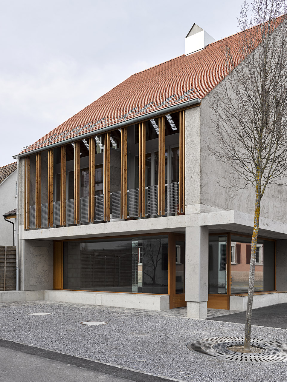 Haus zum Pudel 车站和工作室住宅丨瑞士丨Marazzi Reinhardt-15